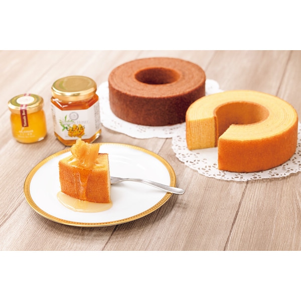 シャディ 山田養蜂場　はちみつバウム・チョコバウムセット 1個(ご注文単位1個) ※軽 【直送品】