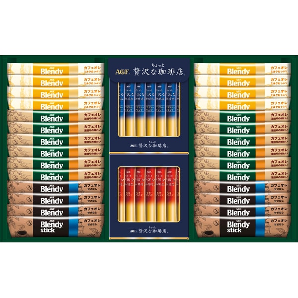 シャディ AGF スティックカフェオレ&ブラック アソートギフト 1個(ご注文単位1個) ※軽 【直送品】