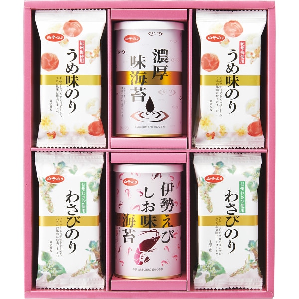 シャディ 白子のり　味のりバラエティ詰合せ 1個(ご注文単位1個) ※軽 【直送品】