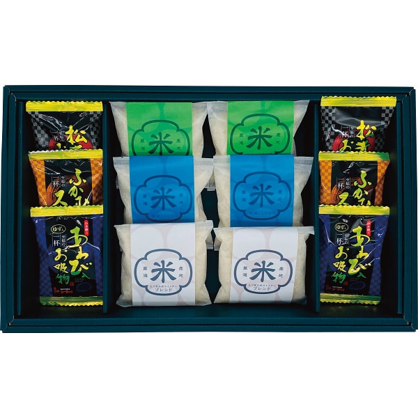 シャディ 初代田蔵　新潟米食べくらべ至福の一杯贅沢お吸物ギフトセット 1個(ご注文単位1個) ※軽 【直送品】