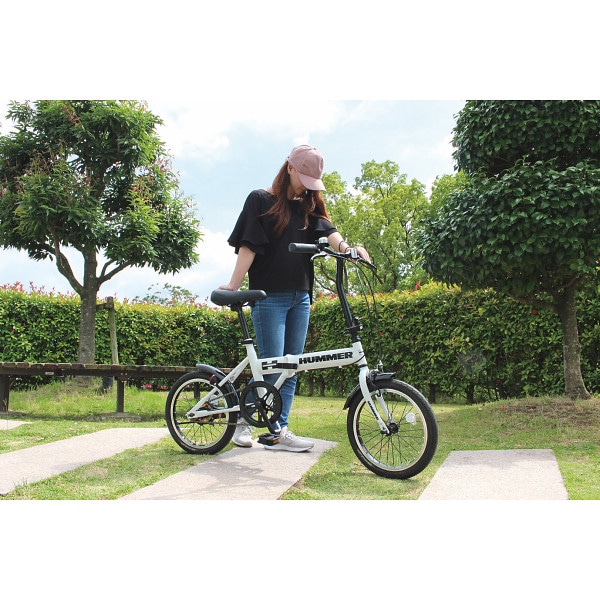 シャディ ハマー　１６型折畳み自転車（ノーパンク・鍵・ライト付） 1個(ご注文単位1個)  【直送品】
