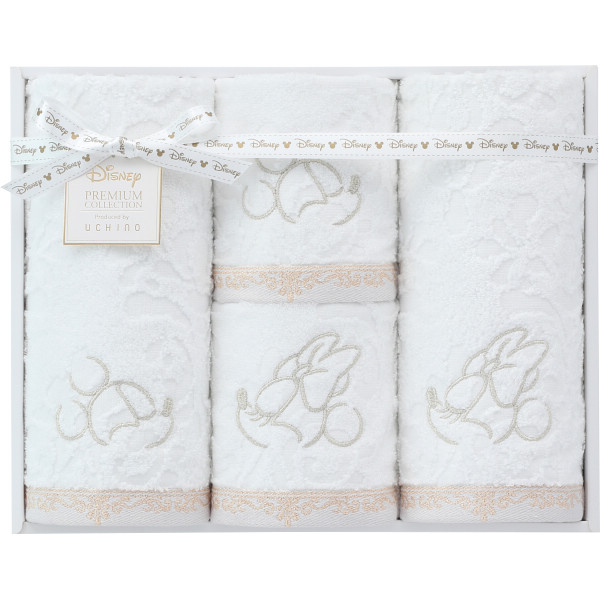 シャディ ディズニー プレミアム フェイス・ゲストタオルセット 1個(ご注文単位1個) 【直送品】