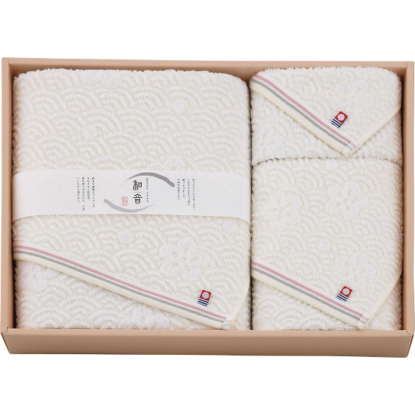 シャディ なごみね　バス・フェイス・ウォッシュタオルセット 1個(ご注文単位1個)  【直送品】