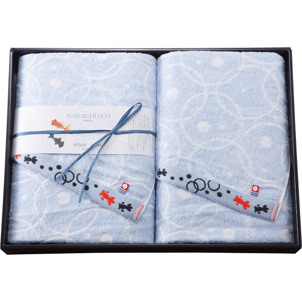 シャディ 今治産金魚タオル　バスタオル２枚セット 1個(ご注文単位1個)  【直送品】