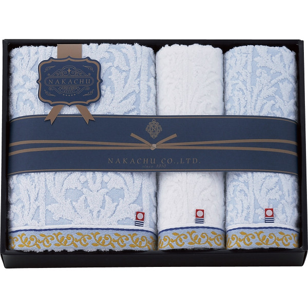 シャディ NAKACHU今治 バス・フェイスタオルセット 1個(ご注文単位1個) 【直送品】