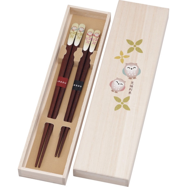 シャディ 吉兆桐箱入　夫婦箸　 1個(ご注文単位1個)  【直送品】