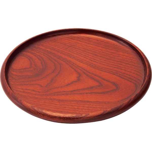 シャディ 小田原本けやき　８寸　鉄鉢盆 1個(ご注文単位1個)  【直送品】