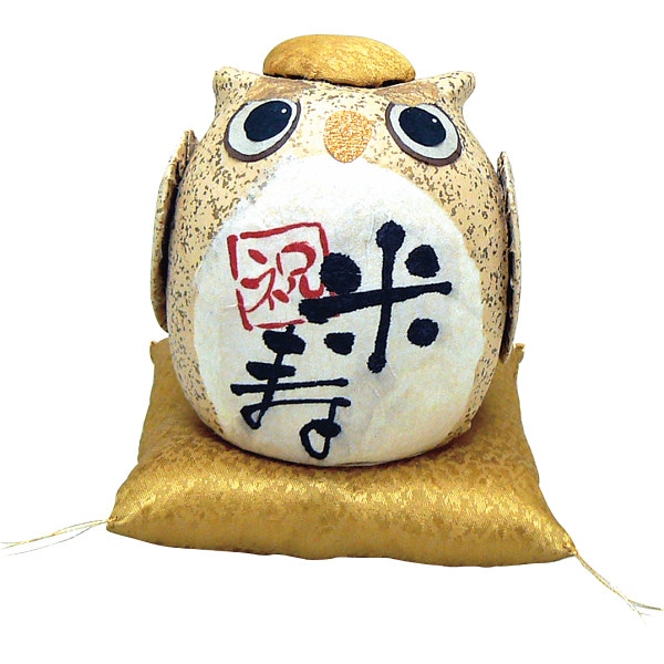 シャディ ちぎり和紙　長寿の祝いふくろう 1個(ご注文単位1個)  【直送品】