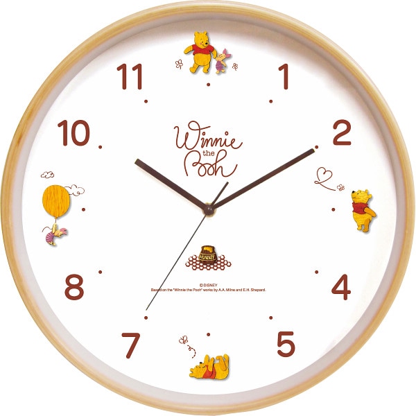 シャディ ディズニー ウッドパーツクロック 1個(ご注文単位1個) 【直送品】