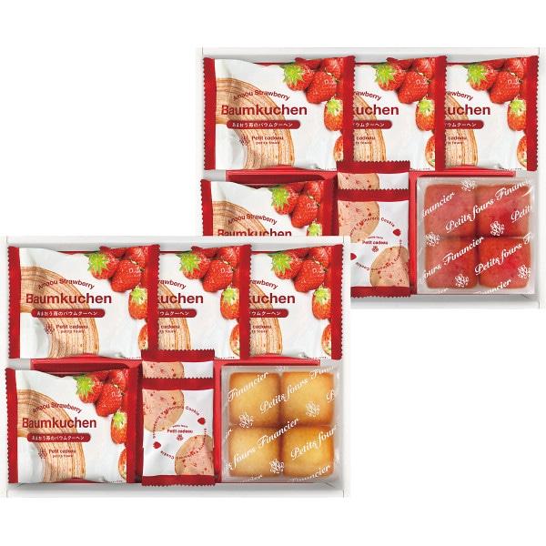 シャディ あまおう苺バウムクーヘン&プチフィナンシェ 1個(ご注文単位1個) ※軽 【直送品】