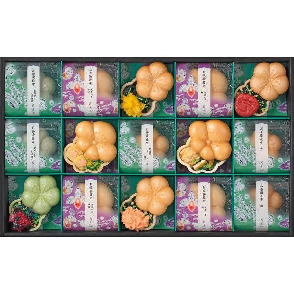 シャディ 京都・辻が花 お茶漬・お吸物最中詰合せ 1個(ご注文単位1個) ※軽 【直送品】