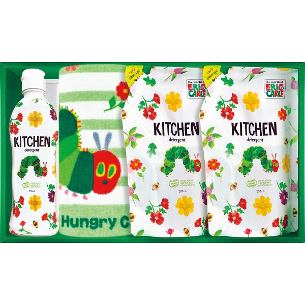 シャディ はらぺこあおむし　キッチン洗剤タオルセット 1個(ご注文単位1個)  【直送品】