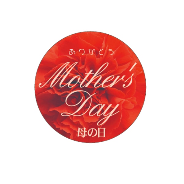 ARC POPシール 母の日 丸 LX373S 1束(ご注文単位1束)【直送品】