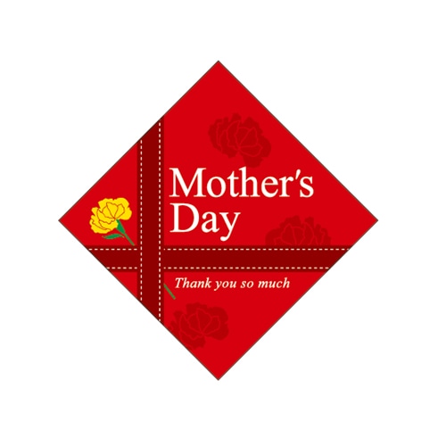 ARC POPシール 母の日　菱形 LX434S 1束（ご注文単位1束）【直送品】