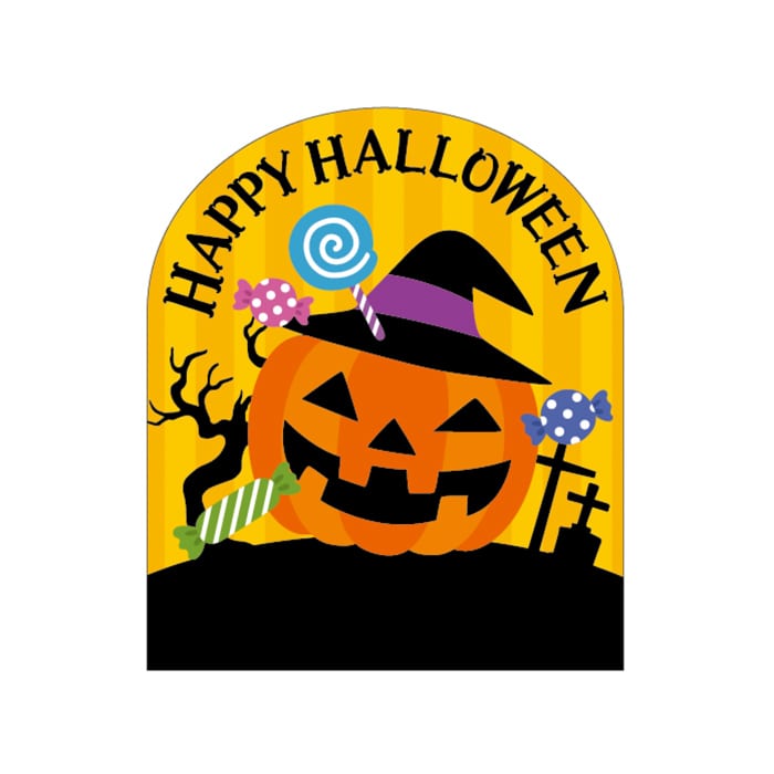 ARC POPシール ハロウィン　はみだシール LX499S 1束（ご注文単位1束）【直送品】