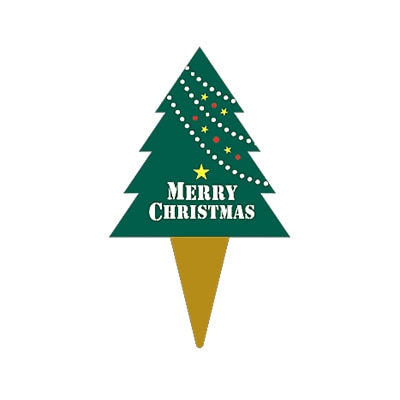 ARC ピック クリスマスピック ツリー LX508S 1束(ご注文単位1束)【直送品】