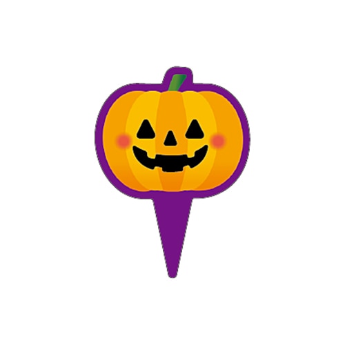 ARC ピック ハロウィンピック カボチャ LX514S 1束(ご注文単位1束)【直送品】