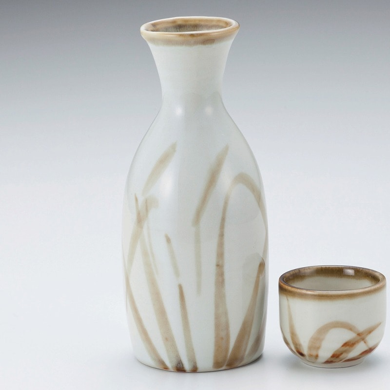 金正陶器 乳白芦1.5号徳利 1個(ご注文単位1個)【直送品】