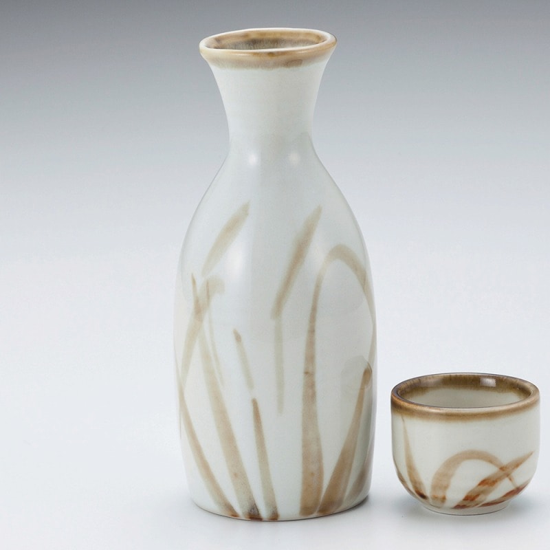 金正陶器 乳白芦8勺徳利 1個(ご注文単位1個)【直送品】