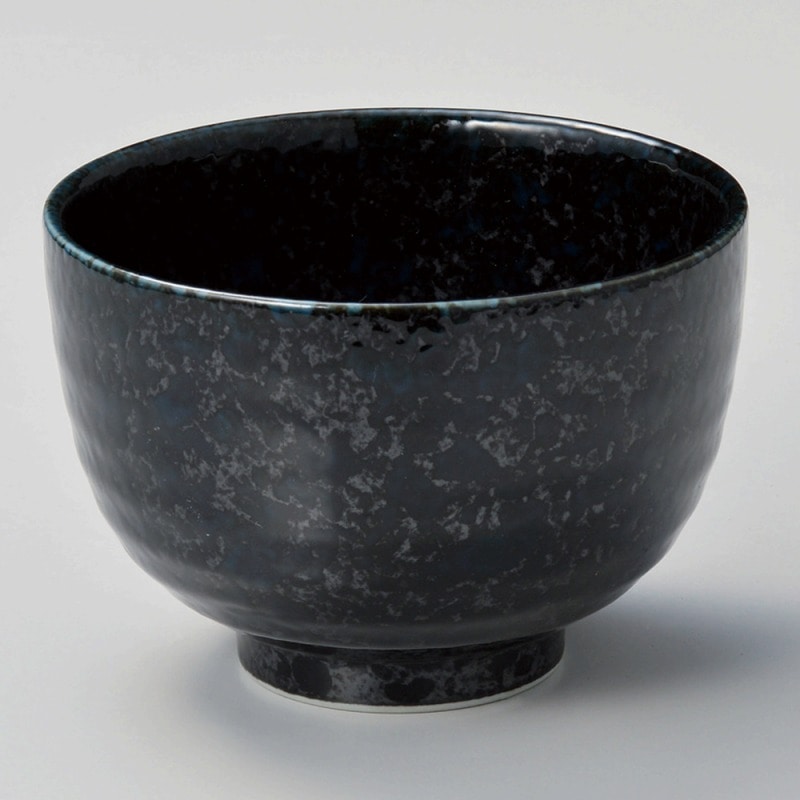 金正陶器 黒結晶15㎝深丼 1個（ご注文単位1個）【直送品】