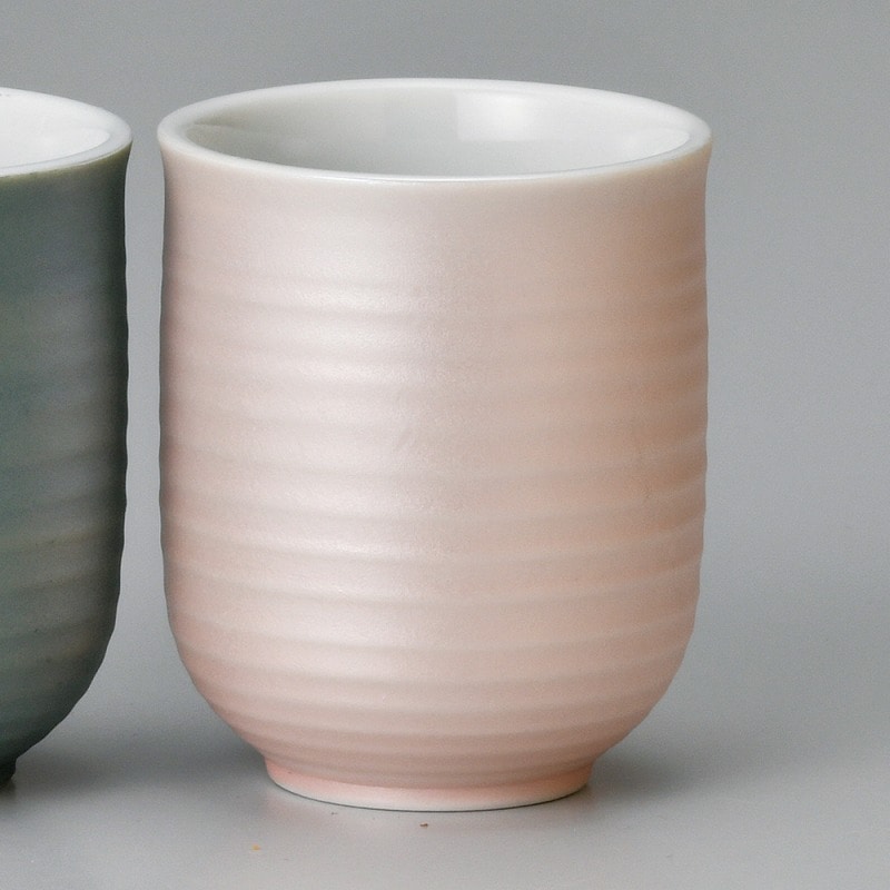 金正陶器 ラスターピンク長湯呑 1個(ご注文単位1個)【直送品】