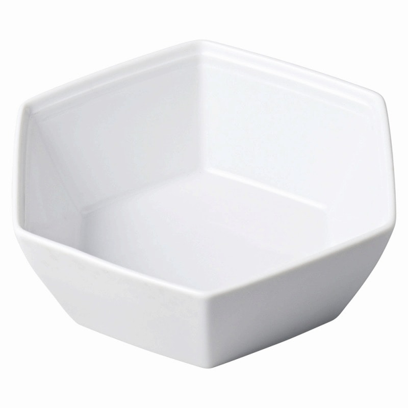 金正陶器 ホワイトヘキサゴン17㎝ボウル 1個(ご注文単位1個)【直送品】