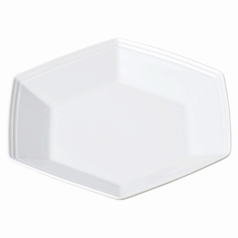 金正陶器 ホワイトヘキサゴン24㎝プレート 1個(ご注文単位1個)【直送品】