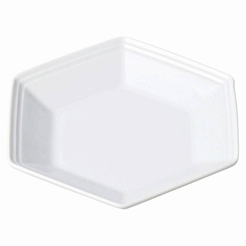 金正陶器 ホワイトヘキサゴン17㎝プレート 1個(ご注文単位1個)【直送品】