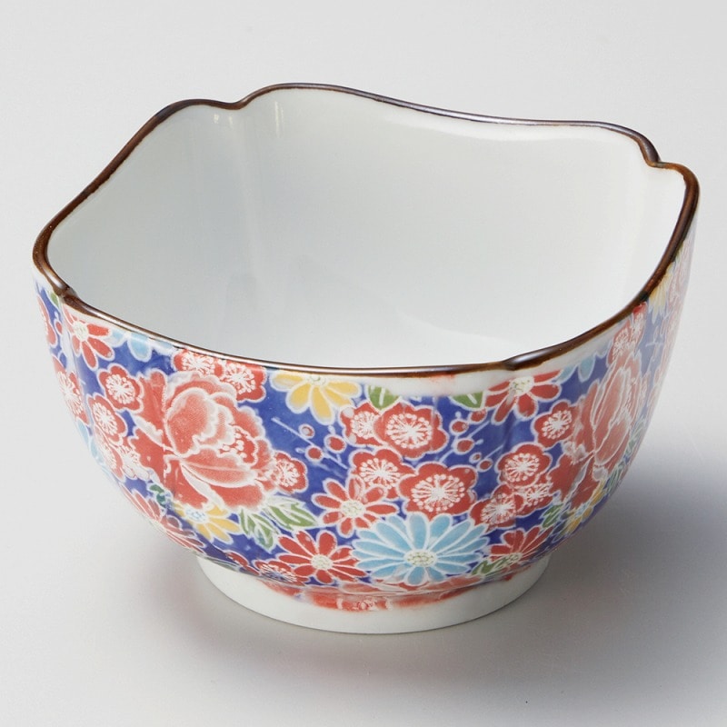 金正陶器 四季友禅四ツ押小鉢 小 1個(ご注文単位1個)【直送品】
