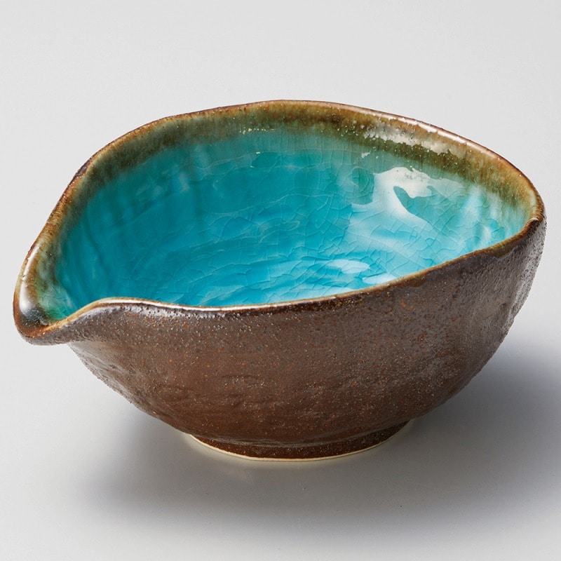 金正陶器 トルコ貫入 新片口小鉢 1個(ご注文単位1個)【直送品】