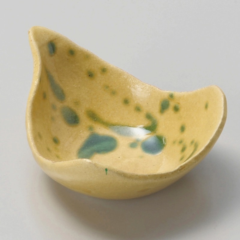 金正陶器 黄瀬戸 千鳥 珍味 1個(ご注文単位1個)【直送品】