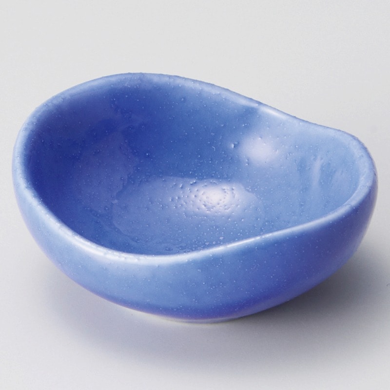 金正陶器 たまご型珍味 青 1個(ご注文単位1個)【直送品】