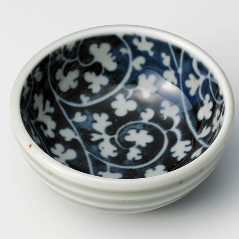 金正陶器 益子唐草深豆皿 1個(ご注文単位1個)【直送品】