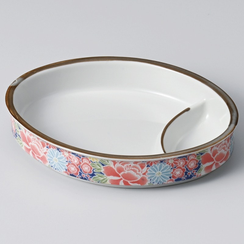 金正陶器 四季友禅小判型仕切 1個(ご注文単位1個)【直送品】