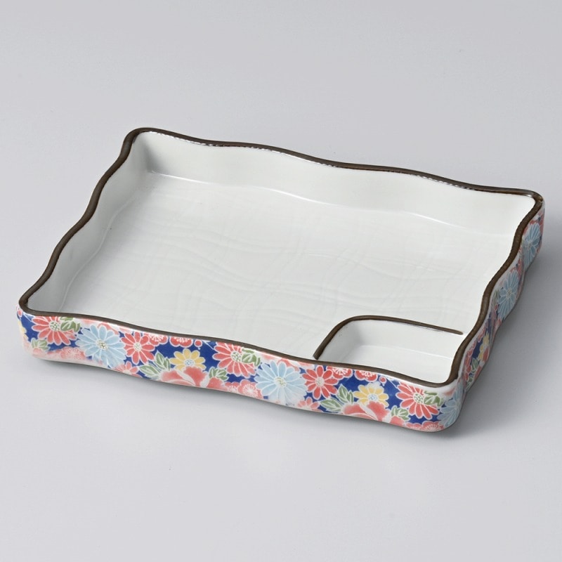 金正陶器 四季友禅長角仕切 大 1個(ご注文単位1個)【直送品】