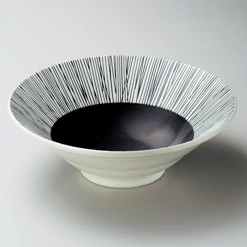 金正陶器 クシ墨輪二重8.0深鉢 1個(ご注文単位1個)【直送品】