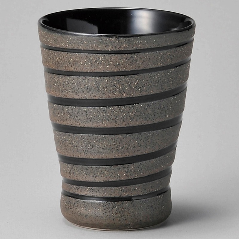 金正陶器 黒ウズ フリーカップ 1個(ご注文単位1個)【直送品】