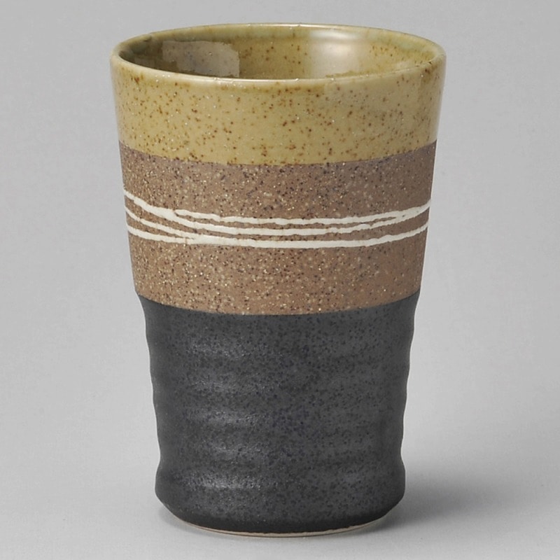 金正陶器 黄糸車 フリーカップ 大 1個(ご注文単位1個)【直送品】