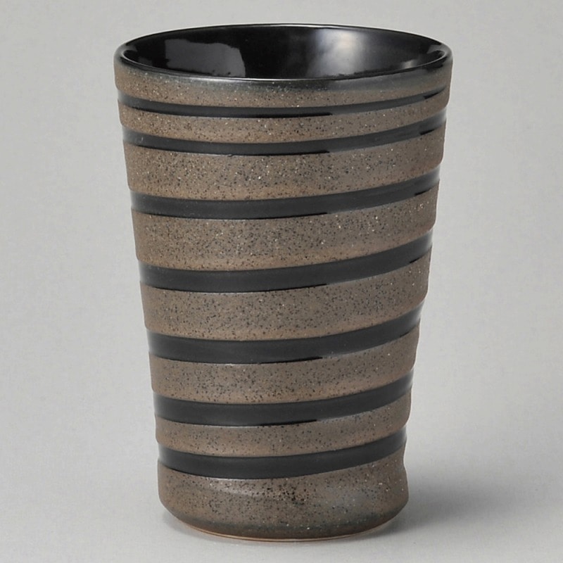金正陶器 黒ウズ フリーカップ 大 1個(ご注文単位1個)【直送品】