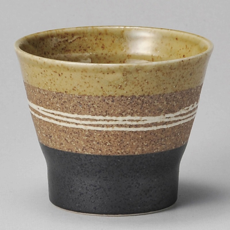 金正陶器 黄糸車 ロックカップ 1個(ご注文単位1個)【直送品】