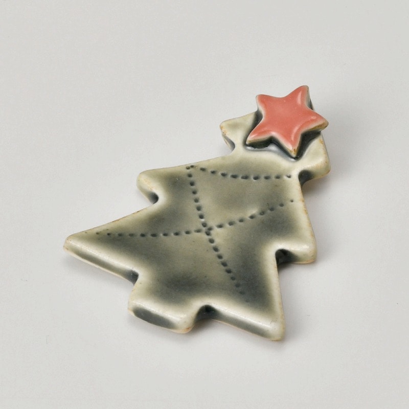 金正陶器 ツリー箸置 1個(ご注文単位1個)【直送品】