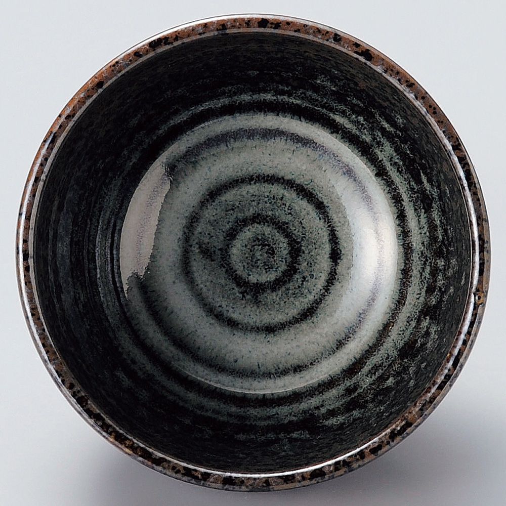 金正陶器 ゼブラブラック小丼 1個(ご注文単位1個)【直送品】
