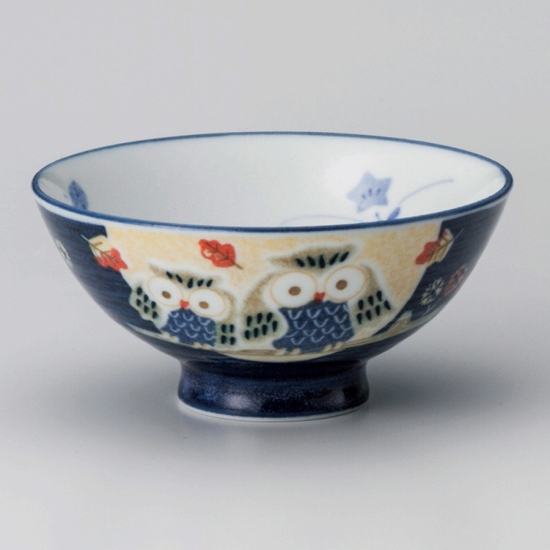 金正陶器 フクローブルー大平 1個（ご注文単位1個）【直送品】