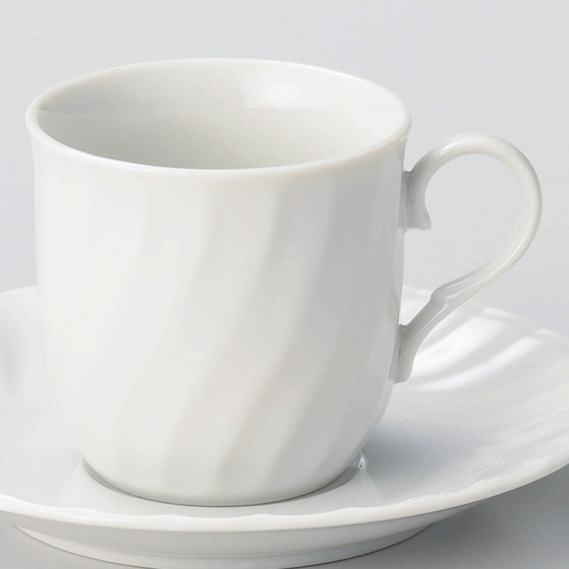 金正陶器 白ネジコーヒー碗 1個 ※カップ単品のみ（ご注文単位1個）【直送品】