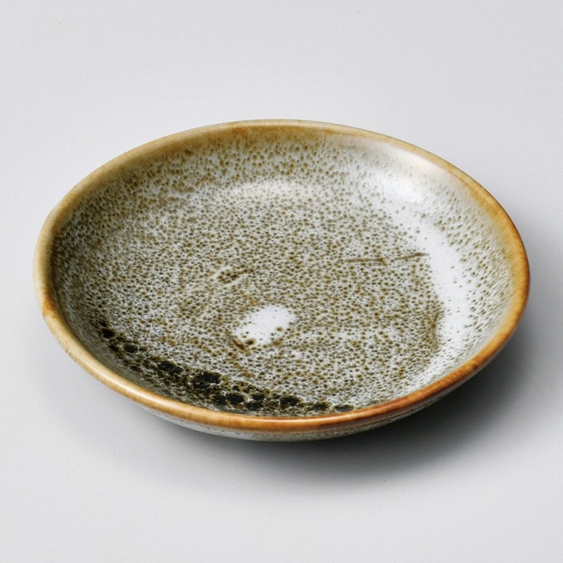 金正陶器 粉雪14㎝丸皿 1個（ご注文単位1個）【直送品】