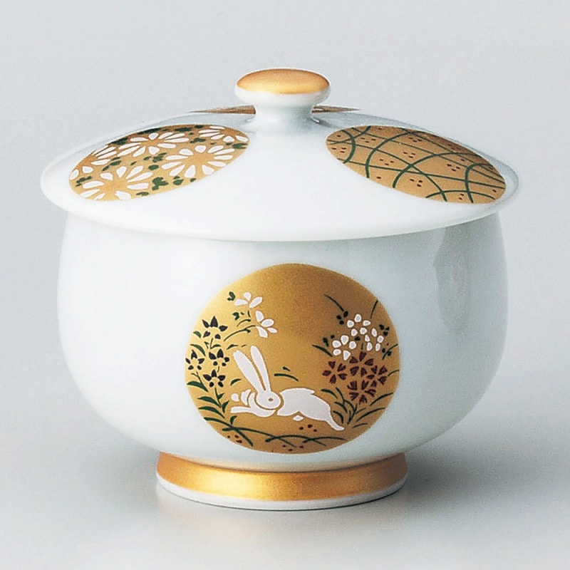 金正陶器 金銀丸紋蓋付煎茶 1個(ご注文単位1個)【直送品】