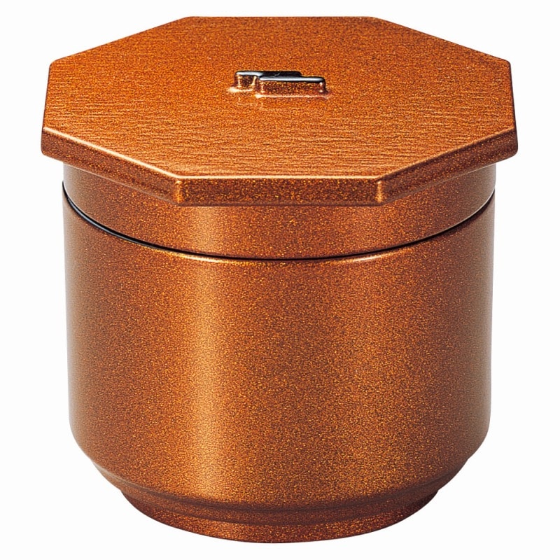 金正陶器 ［A］江戸飯器 金梨地内朱2段 1個（ご注文単位1個）【直送品】