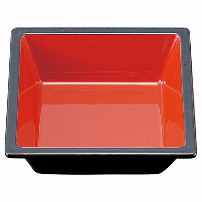 金正陶器 ［A］D.X角鉢 朱天黒 1個（ご注文単位1個）【直送品】