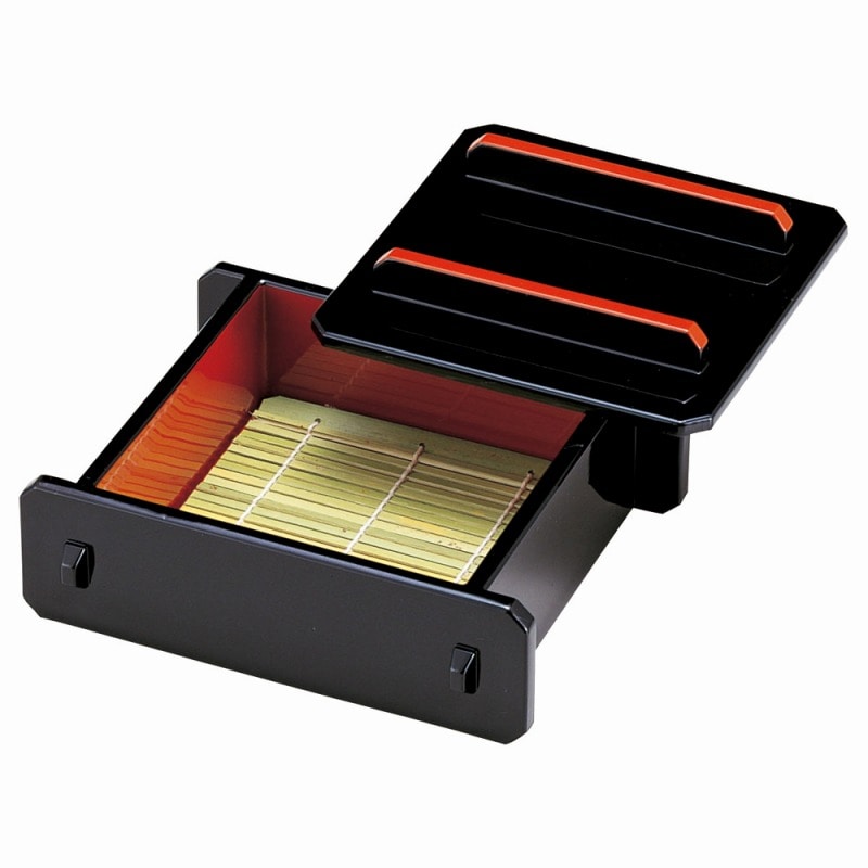 金正陶器 ［Ａ］蓋付（大）セイロ黒内朱（底板付）蓋 1個（ご注文単位1個）【直送品】