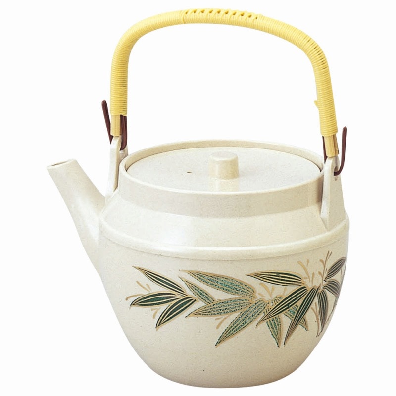 金正陶器 ［TA］耐熱ABS土瓶 志野2色笹（大）（1.8）［洗］ 1個（ご注文単位1個）【直送品】